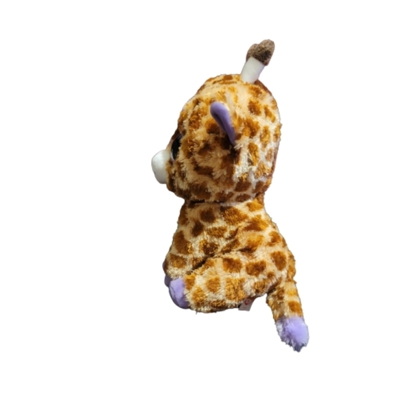 TY BEANIE BOOS Safari  Plush Stuffed Animal Purple Eyes - Picture 4 of 12